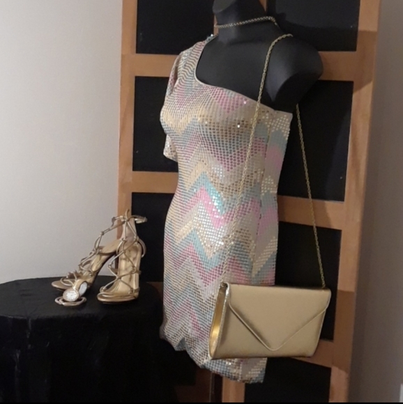 TAKE 1/2 OFF "AS U WISH" Sequin Bodycon Dress - Picture 2 of 7